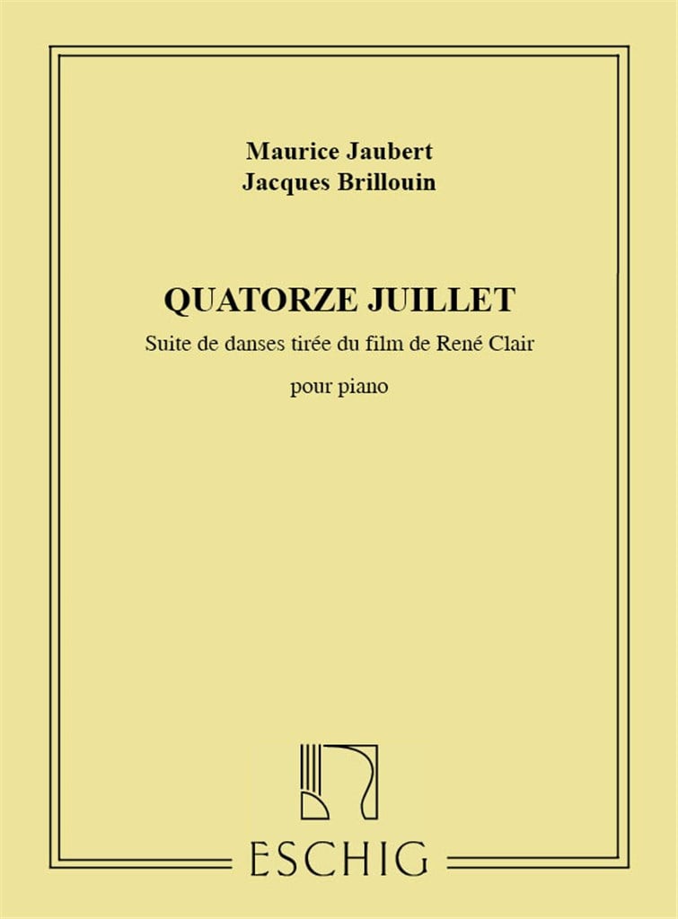 Quatorze Juillet Piano